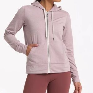 NWT Vuori Halo 2.0 Performance Hoodie in Umber Heather